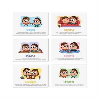 Childhood Memories Greeting Postcard 6 Pc Set Gift 2