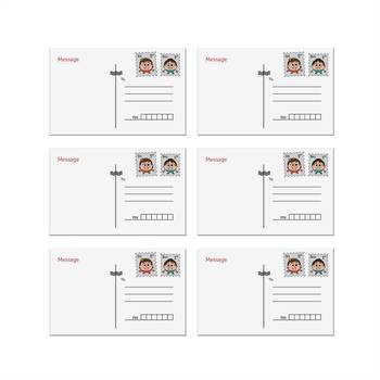 Childhood Memories Greeting Postcard 6 Pc Set Gift 3