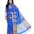 Mimosa blue woven tussar silk saree with blouse