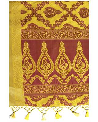 Mimosa Multi Woven Art Silk Saree With Blouse 6
