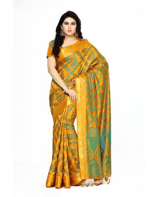 Mimosa Multi Woven Art Silk Saree With Blouse 1