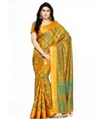 Mimosa Multi Woven Art Silk Saree With Blouse