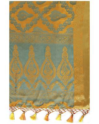 Mimosa Multi Woven Art Silk Saree With Blouse 6