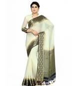 Mimosa Beige Woven Saree With Blouse