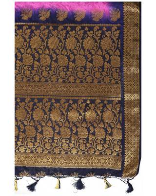 Mimosa Multi Woven Art Silk Saree With Blouse 6