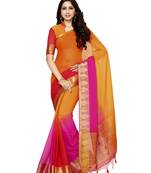Mimosa Multi Woven Chiffon Saree With Blouse