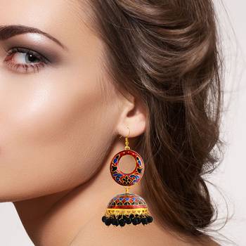 Red Pearl Earrings 3