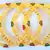 STYLISH GOLDEN MEENA BANGLES