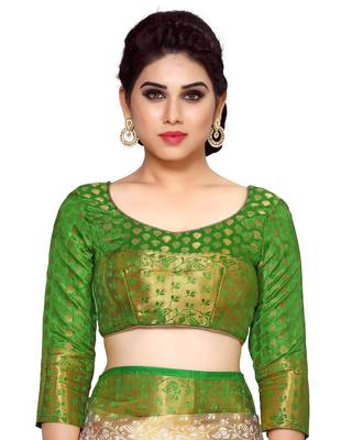 Mimosa Beige Woven Art Silk Saree With Blouse 5