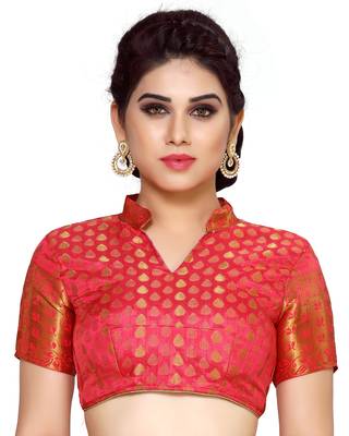 Mimosa Beige Woven Art Silk Saree With Blouse 4