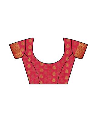 Mimosa Beige Woven Art Silk Saree With Blouse 5