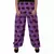 Purple Jaipuri Printed Cotton Free Size Pyjama