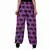 Purple Jaipuri Printed Cotton Free Size Pyjama