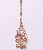 Silver Crystal maang-tikka