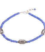 Blue anklets