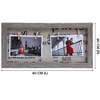 Grey Wooden Designer Collage Photoframe For Mother'S Day 3