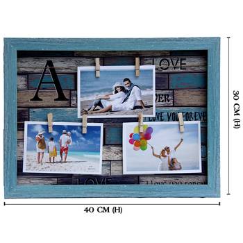 Blue Outline Collage Photoframe For Mother'S Day 3