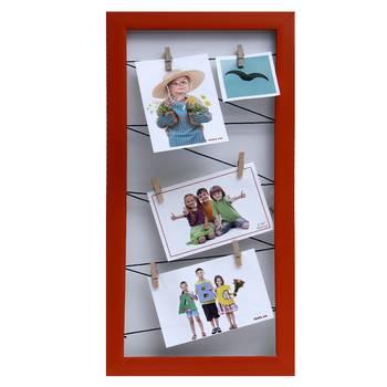 Rustic Red Vertical Collage Photoframe For Mother'S Day 1