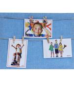 Solid Blue Shade Collage Photoframe For Mother'S Day