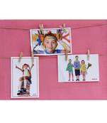 Solid Pink Shade Collage Photoframe For Mother'S Day