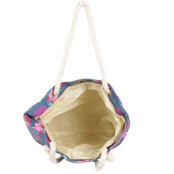 Charming Blue Contemporary Print Handbag For Mother'S Day 4