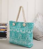 Fantastic Blue Contemporary Print Handbag For Mother'S Day