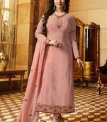 Baby Pink Georgette Ayesha Takia Salwar Kameez