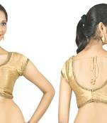 Curve. Just Like You. Dupion Silk Gold Padded Blouse