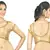 Curve. Just Like You. Dupion Silk Gold Padded Blouse