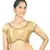 Curve. Just Like You. Dupion Silk Gold Padded Blouse