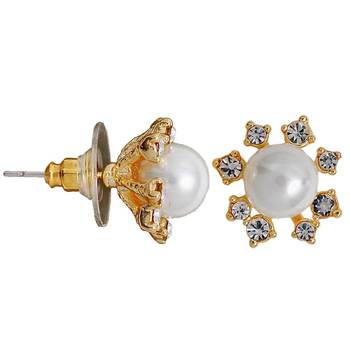 white pearl studs