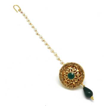 Traditional Borla With Fine Brass And Decorated With Crystal Stones 1