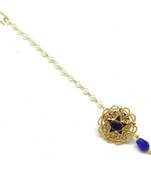 Star Jaali Work Borla Made With Fine Brass And Decorated With Crystal Stones