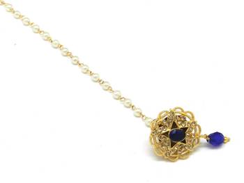 Star Jaali Work Borla Made With Fine Brass And Decorated With Crystal Stones 2