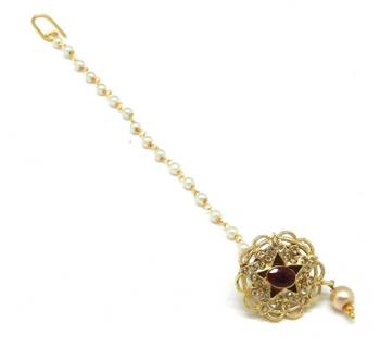 Star Jaali Work Borla Made With Fine Brass And Decorated With Crystal Stones 4