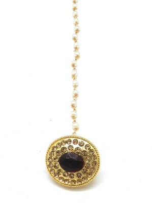 Traditional Borla With Fine Brass And Decorated With Crystal Stones 1