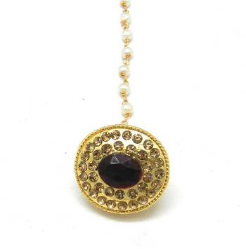 Traditional Borla With Fine Brass And Decorated With Crystal Stones 3