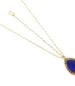 Big Stone Maang Tikka And Matha Patti Decorated With Crystal And Pearl Drop