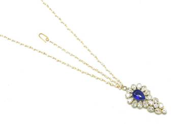 Maang Tikka And Matha Patti Decorated With American Diamond 1