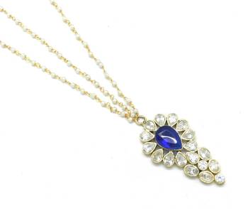 Maang Tikka And Matha Patti Decorated With American Diamond 2