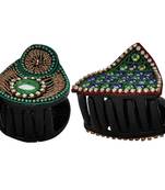 Green hair-accessories