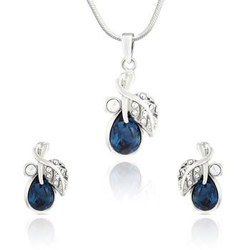 Silver Swarovski Elements necklace-sets 1