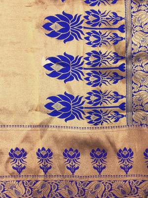 Chhabra 555 Pink Woven Banarasi Saree With Blouse 2