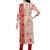 Inddus Multicolored Cotton Embroidered Unstitched Dress Material With Chiffon Dupatta