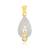 Gold Cubic Zirconia (CZ) pendants