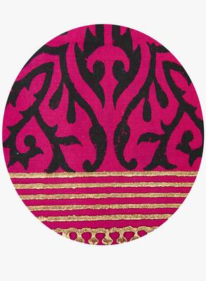 Pink printed cotton long kurtis 4