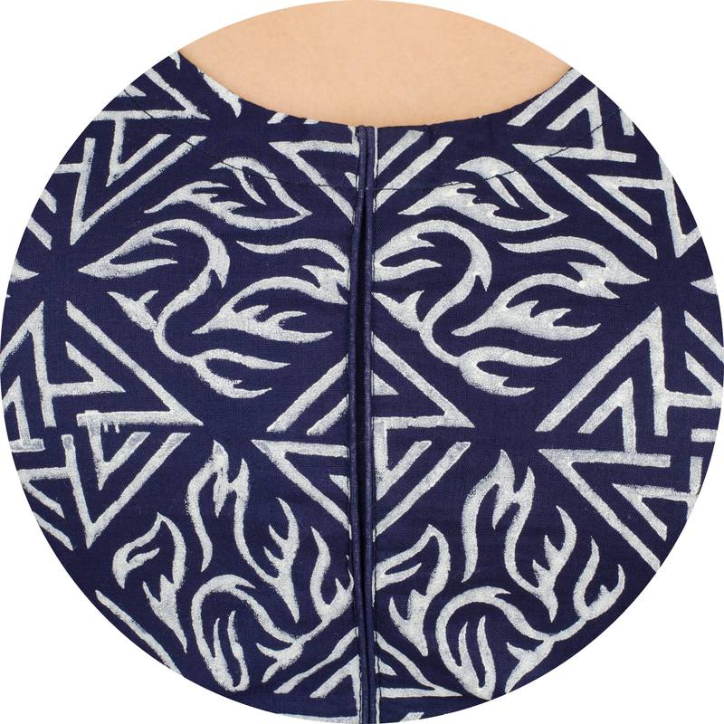 Multicolor printed cotton long kurtis