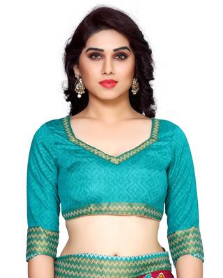 Mimosa Red Tussar Silk Ikkat Style Saree With Blouse 5