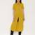 Mustard printed Polyester long kurtis