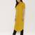 Mustard printed Polyester long kurtis